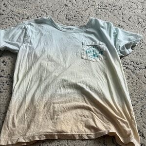 Salt Life Kids Ombre Tee - Blue and Tan